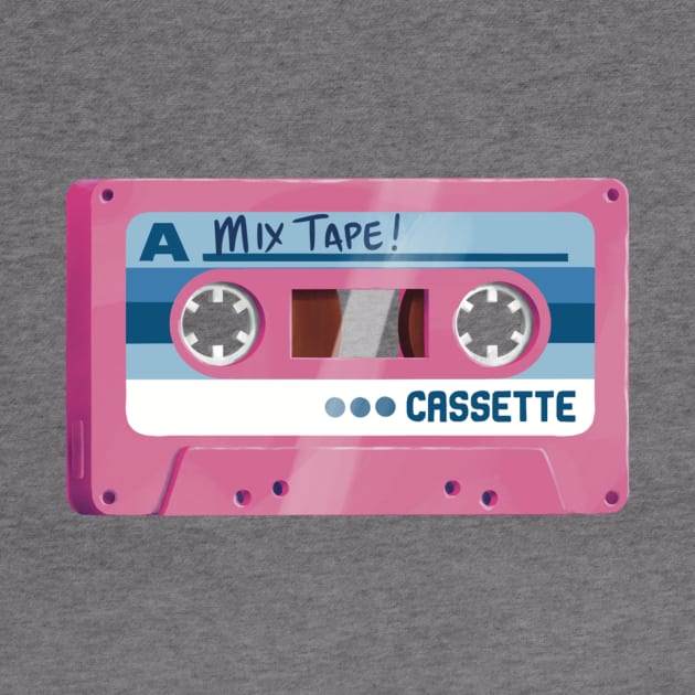 Mix Tape - Pink by Gavin Otteson Art